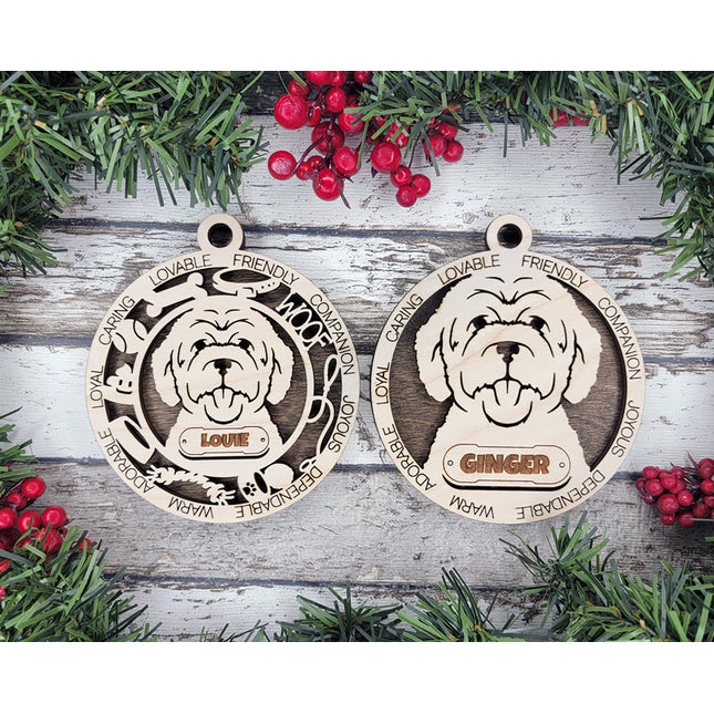 Lagotto Romagnolo Personalized Dog Ornament