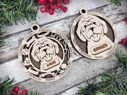 Lagotto Romagnolo Personalized Dog Ornament