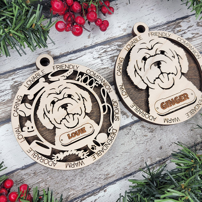 Lagotto Romagnolo Personalized Dog Ornament