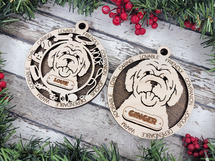 Lagotto Romagnolo Personalized Dog Ornament