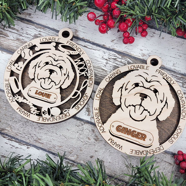 Lagotto Romagnolo Personalized Dog Ornament
