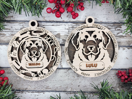 Leonberger Personalized Dog Ornament
