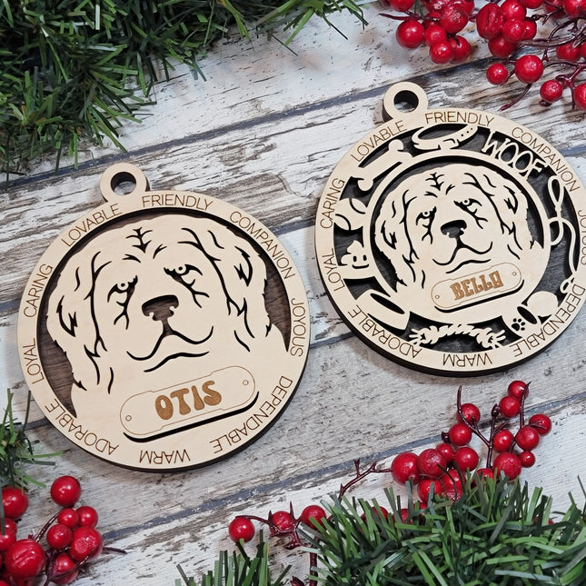 Newfoundland Personalized Dog Ornament