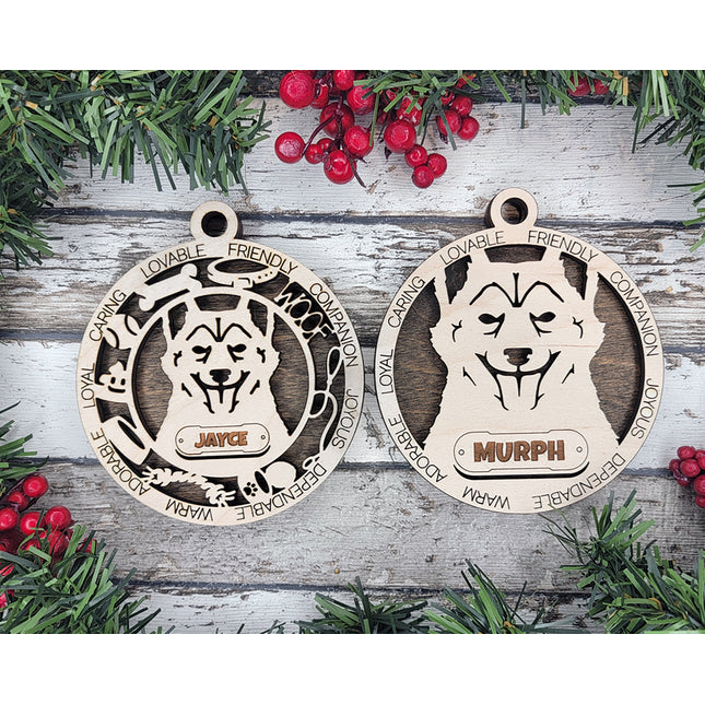 Norweigan Lundehund Personalized Dog Ornament