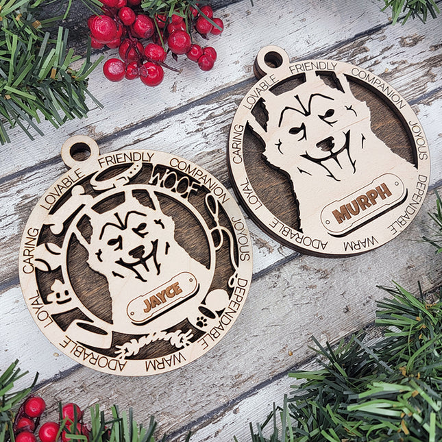 Norweigan Lundehund Personalized Dog Ornament