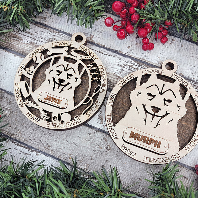 Norweigan Lundehund Personalized Dog Ornament