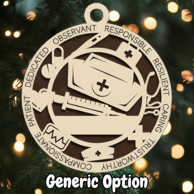 Nurse Personalized Occupation Ornament