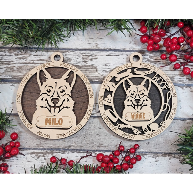 Pembroke Welsh Corgi Personalized Dog Ornament