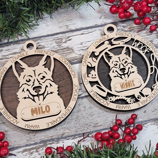 Pembroke Welsh Corgi Personalized Dog Ornament