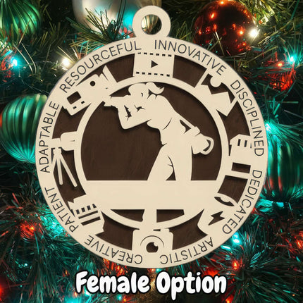 Photographer Personalized Occupation Ornament