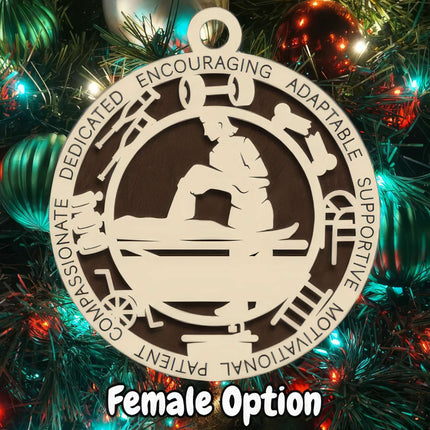 Physical Therapist Personalized Occupation Ornament