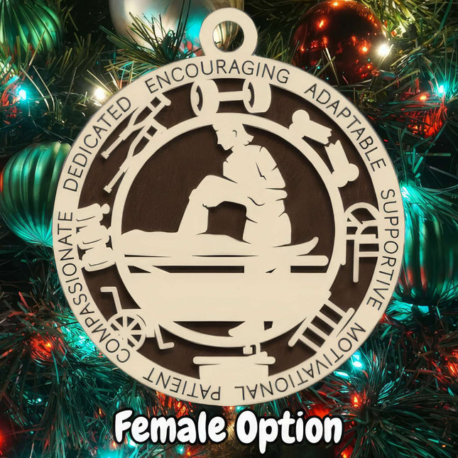 Physical Therapist Personalized Occupation Ornament