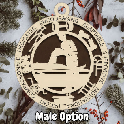 Physical Therapist Personalized Occupation Ornament