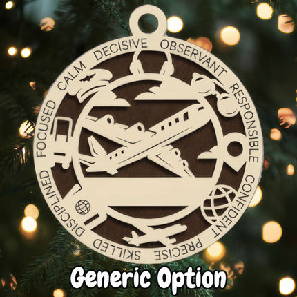 Pilot Personalized Occupation Ornament