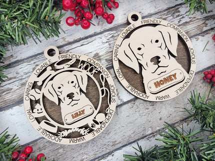 Plotthound Personalized Dog Ornament