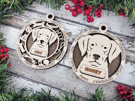 Plotthound Personalized Dog Ornament