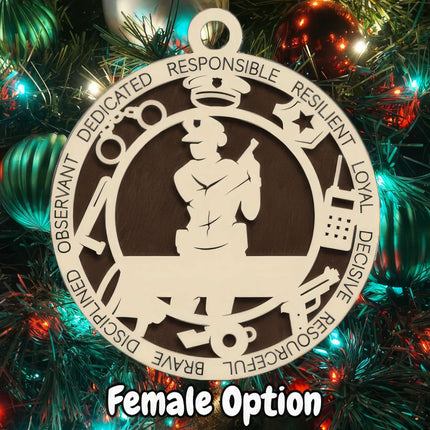 Police Personalized Occupation Ornament (Copy)