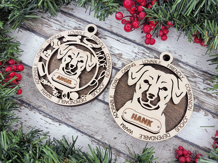 Potcake Dog Personalized Dog Ornament