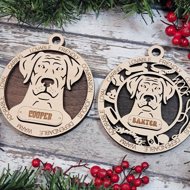 Rhodesian Ridgeback Personalized Dog Ornament