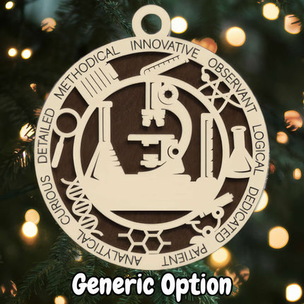 Scientist Personalized Occupation Ornament