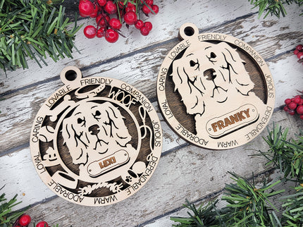 Setter Personalized Dog Ornament