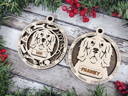 Setter Personalized Dog Ornament
