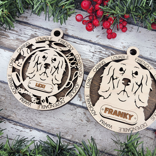 Setter Personalized Dog Ornament