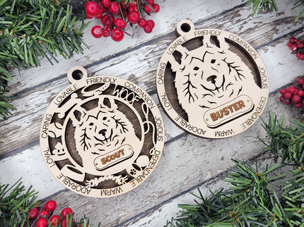 Sheltie Personalized Dog Ornament