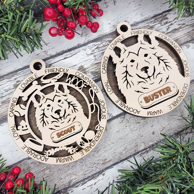 Sheltie Personalized Dog Ornament