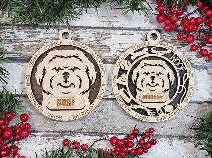 Shih Tzu Personalized Dog Ornament