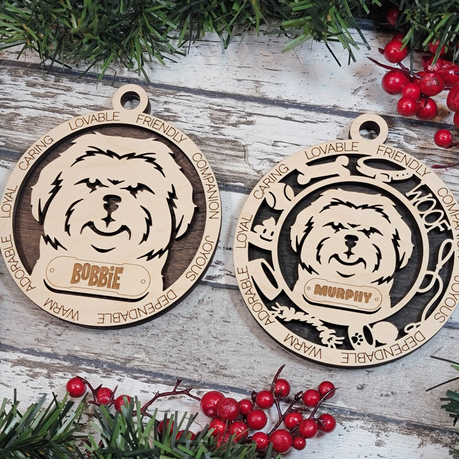Shih Tzu Personalized Dog Ornament