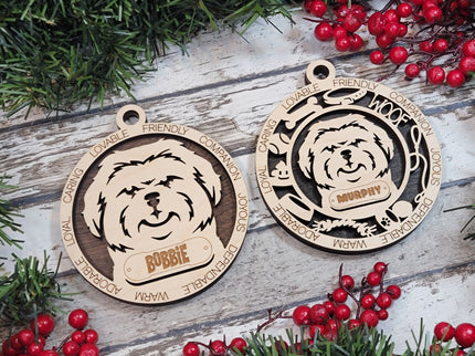 Shih Tzu Personalized Dog Ornament