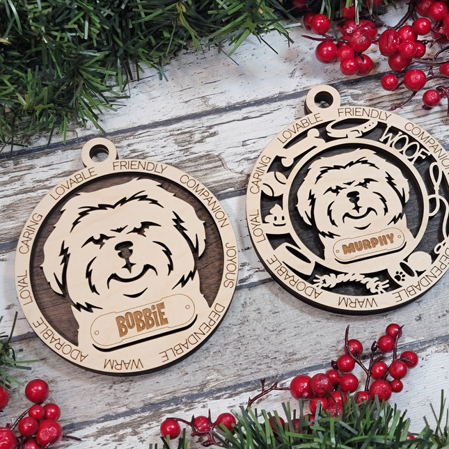 Shih Tzu Personalized Dog Ornament