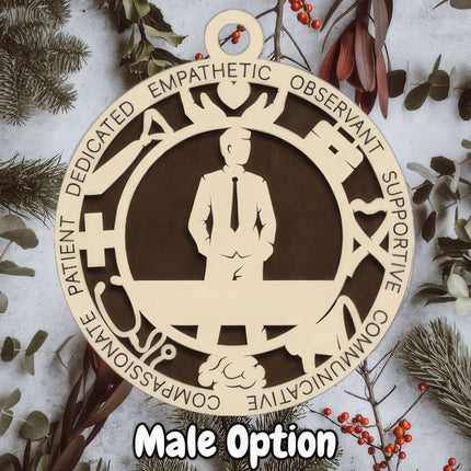 Social Worker Personalized Occupation Ornament