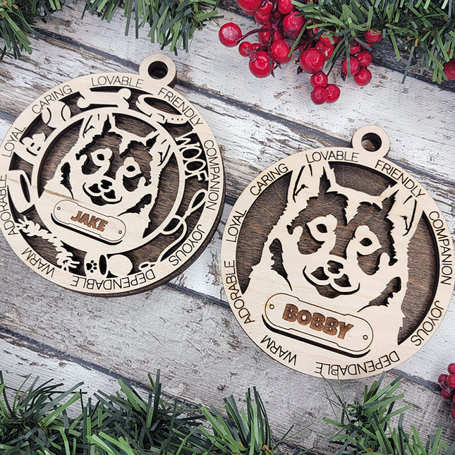 Swedish Vallhund Personalized Dog Ornament