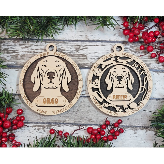 Vizsla Personalized Dog Ornament