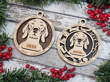Vizsla Personalized Dog Ornament