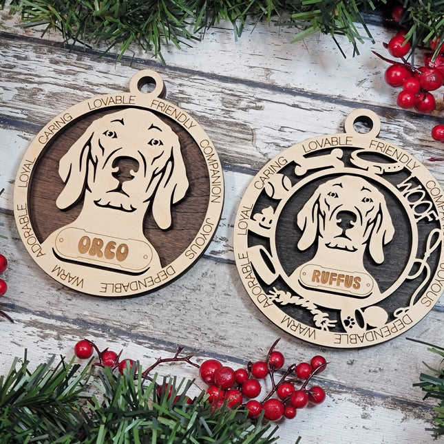 Vizsla Personalized Dog Ornament