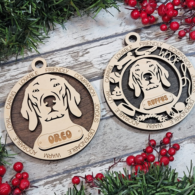 Vizsla Personalized Dog Ornament