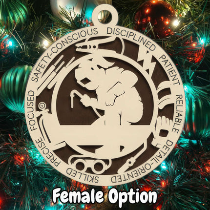 Welder Personalized Occupation Ornament