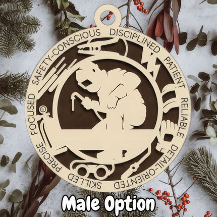 Welder Personalized Occupation Ornament